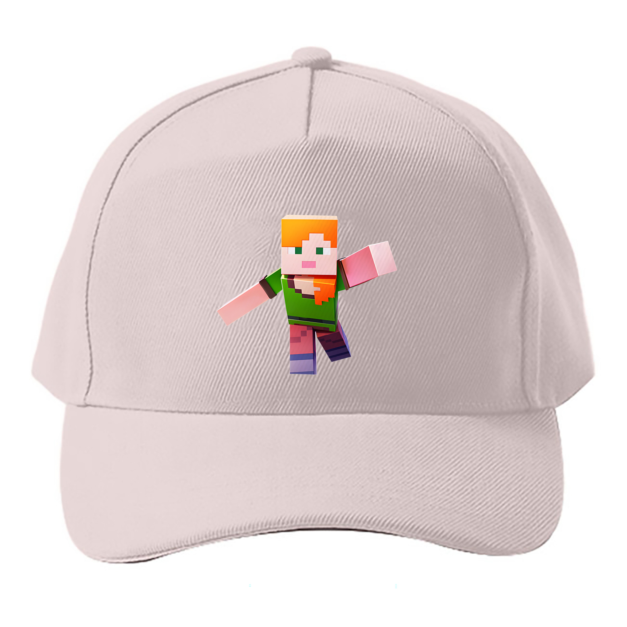 （画像用） マインクラフト ブロックの世界 Minecraft MC Block world ベースボールキャップ 綿100％ 男女兼用 帽子 スポーツ